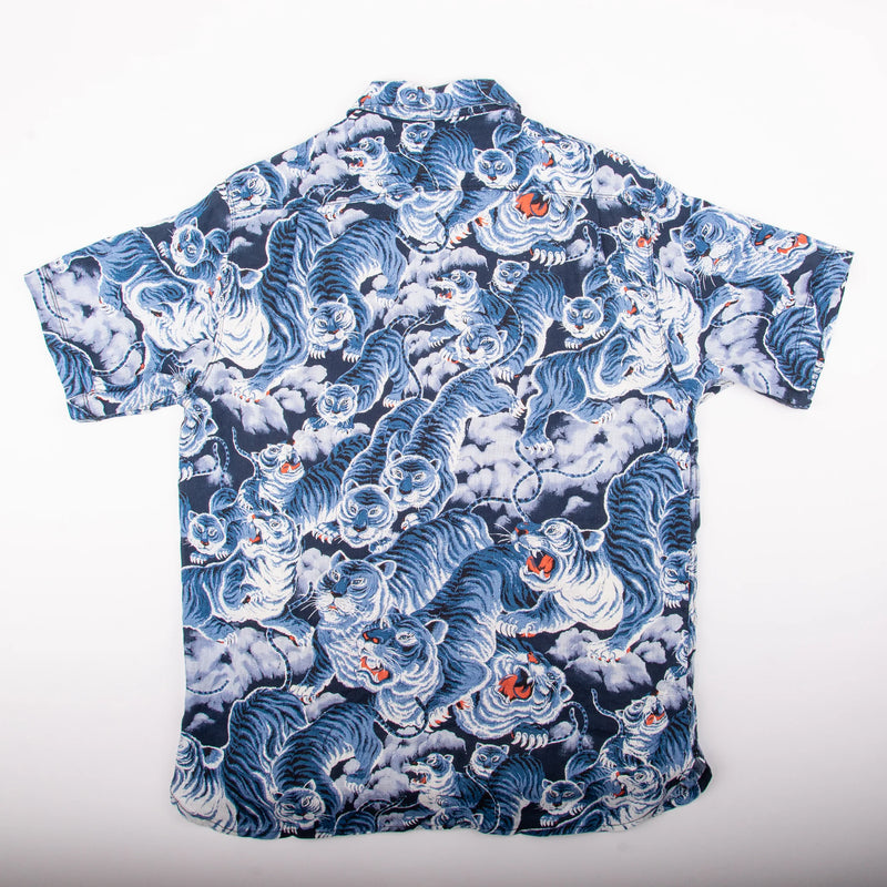 Hawaiian Shirt | Ice Tiger | Freenote Cloth