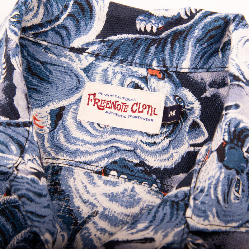 Hawaiian Shirt | Ice Tiger | Freenote Cloth