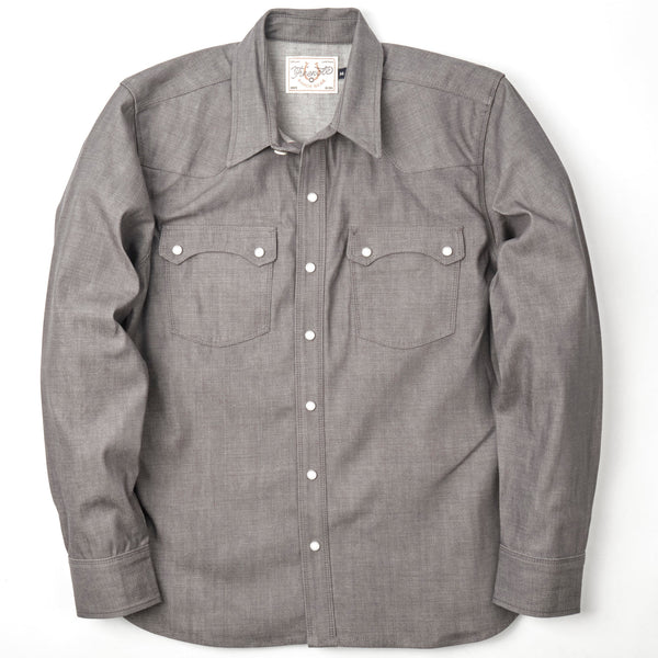 ★MUSINSA STANDARD★ denim western shirt gray MMDNH504-GR SS24Currant2170ss24_600x600_cr