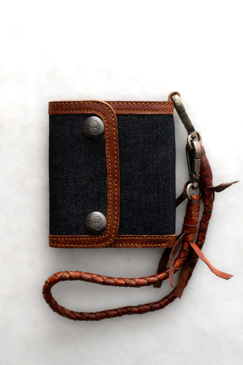 Santa Fe Denim Wallet | Iron & Resin