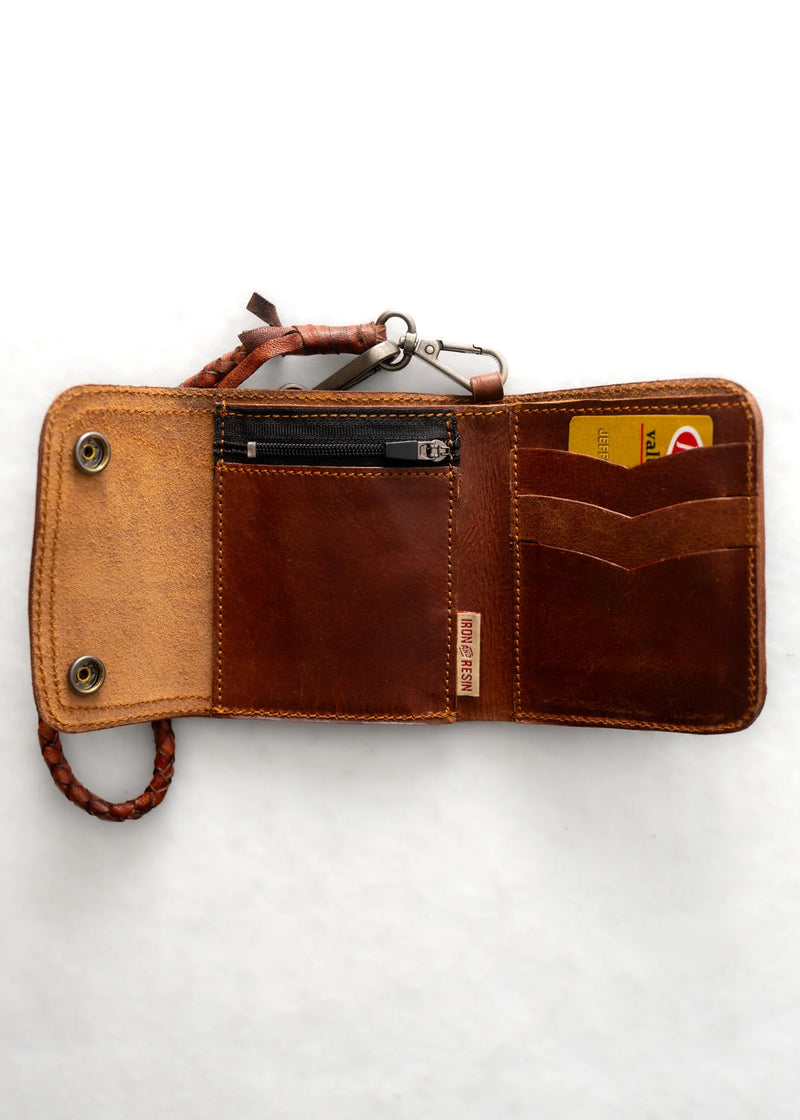 Santa Fe Denim Wallet | Iron & Resin