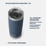Rambler 20 oz Tumbler | Texas: Clay | YETI