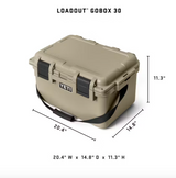 Loadout Gobox 30 Gear Case | Charcoal | YETI