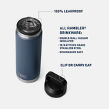 Rambler 26 oz Water Bottle | Blue Camo | YETI