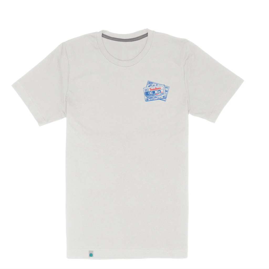 VALLAD CASHIER TEE WHITE【M】 Cassette Tape Tee | Vintage White | Sendero Provisions Co