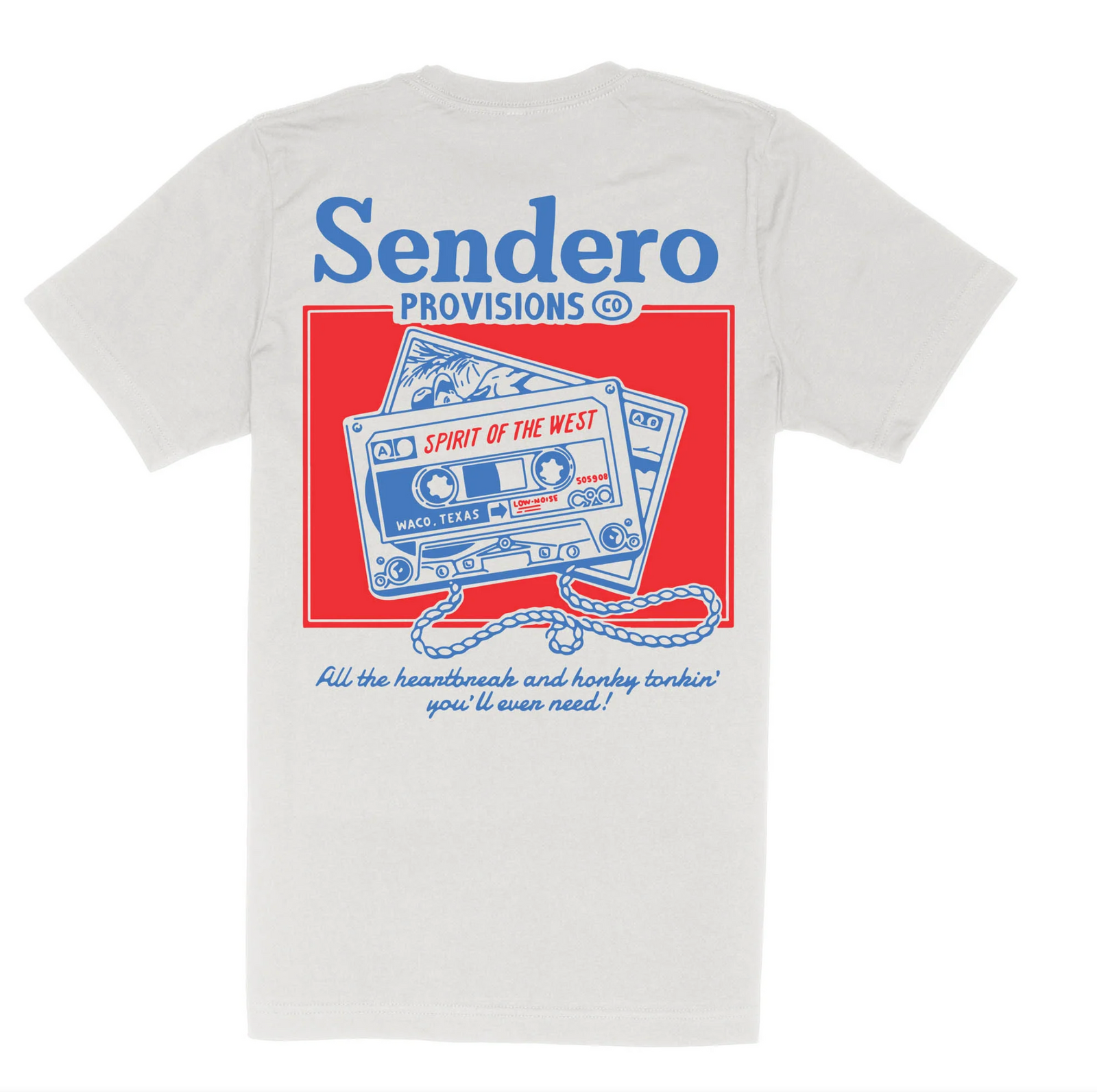 Cassette Tape Tee | Vintage White | Sendero Provisions Co