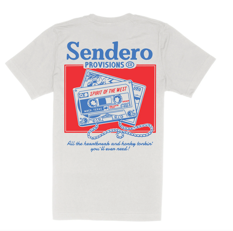 Cassette Tape Tee | Vintage White | Sendero Provisions Co