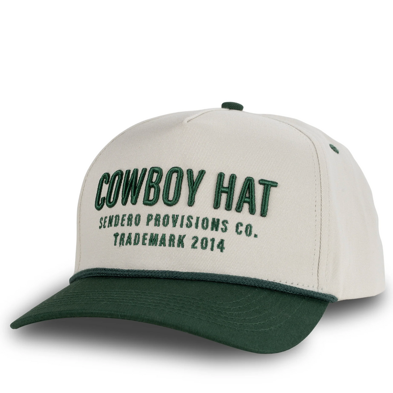 Cowboy Hat | Cream/Green | Sendero Provisions Co. – Manready