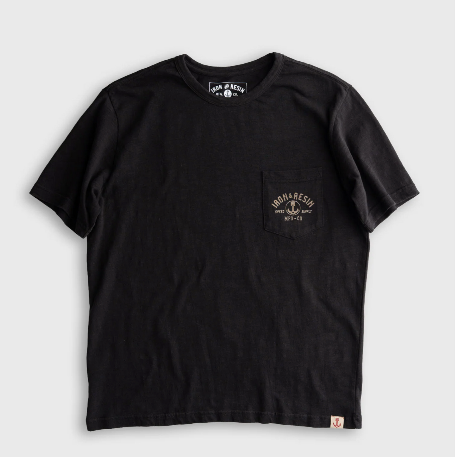 Speed Supply Pocket Tee | Black | Iron & Resin – Manready Mercantile