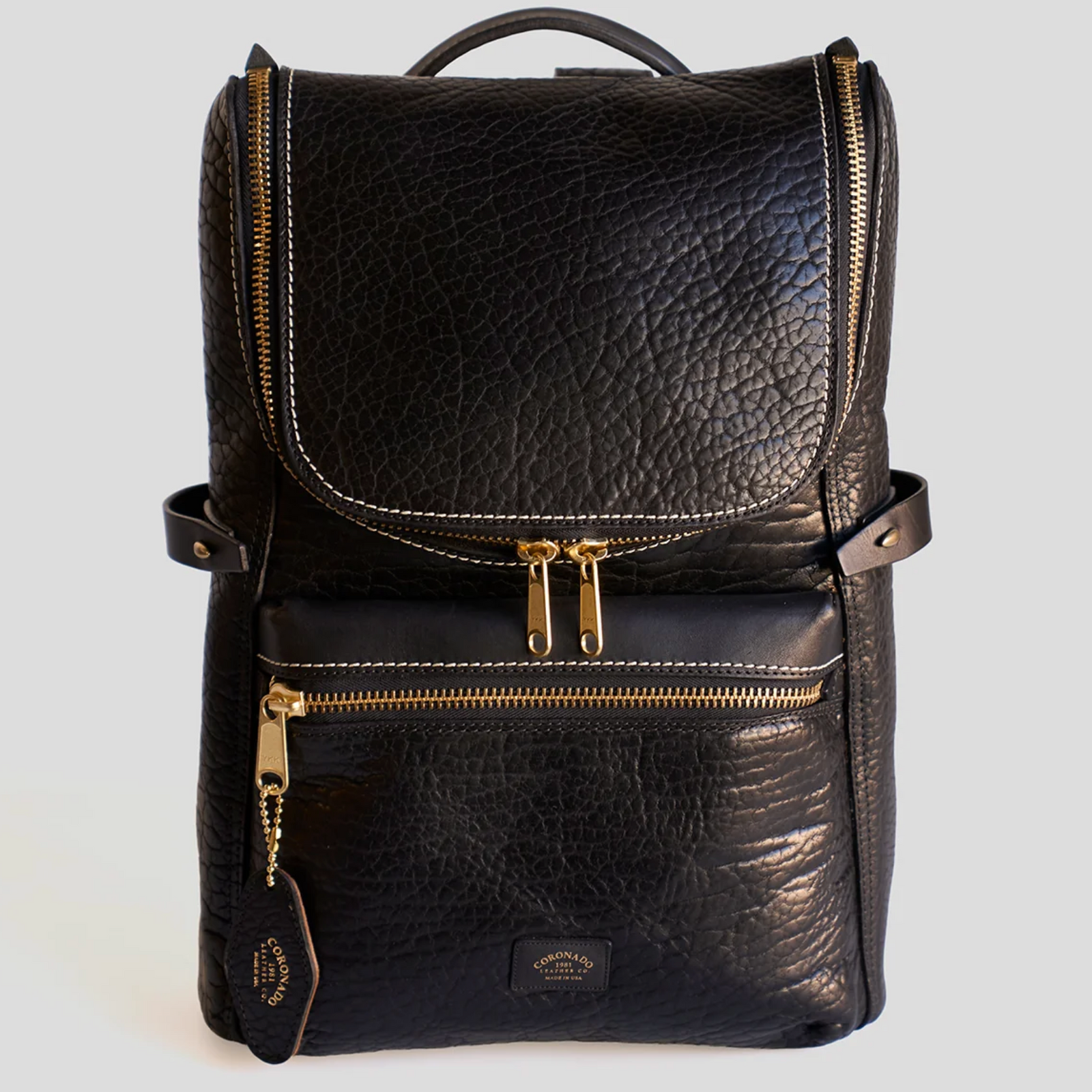coronado leather backpack No.755 Top-Zip NFL football leather Rhino-Rack Okuma Rockaway Surf Spinning Color:Madflash Tequila Glow