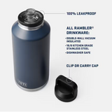 Rambler 64 oz Water Bottle | Olive & King Crab Orange  | YETI