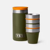 Shot Glasses & Case | Olive/Kingcrab Orange | YETI