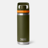 Rambler 18 oz Water Bottle | Olive/Kingcrab Orange | YETI