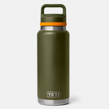Rambler 36 oz Water Bottle | Olive/Kingcrab Orange| YETI