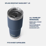 Rambler 30 oz Tumbler | Olive/Kingcrab Orange | YETI