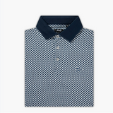 The Diamond Plated Polo | Navy | Breezy Golf