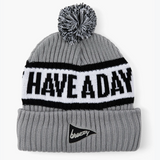 Have A Day Grey Knit Beanie | Breezy Golf