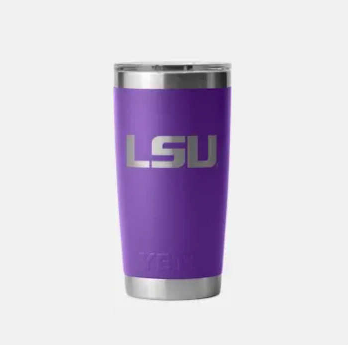 Rambler 20 oz Tumbler | LSU: Purple | YETI – Manready Mercantile