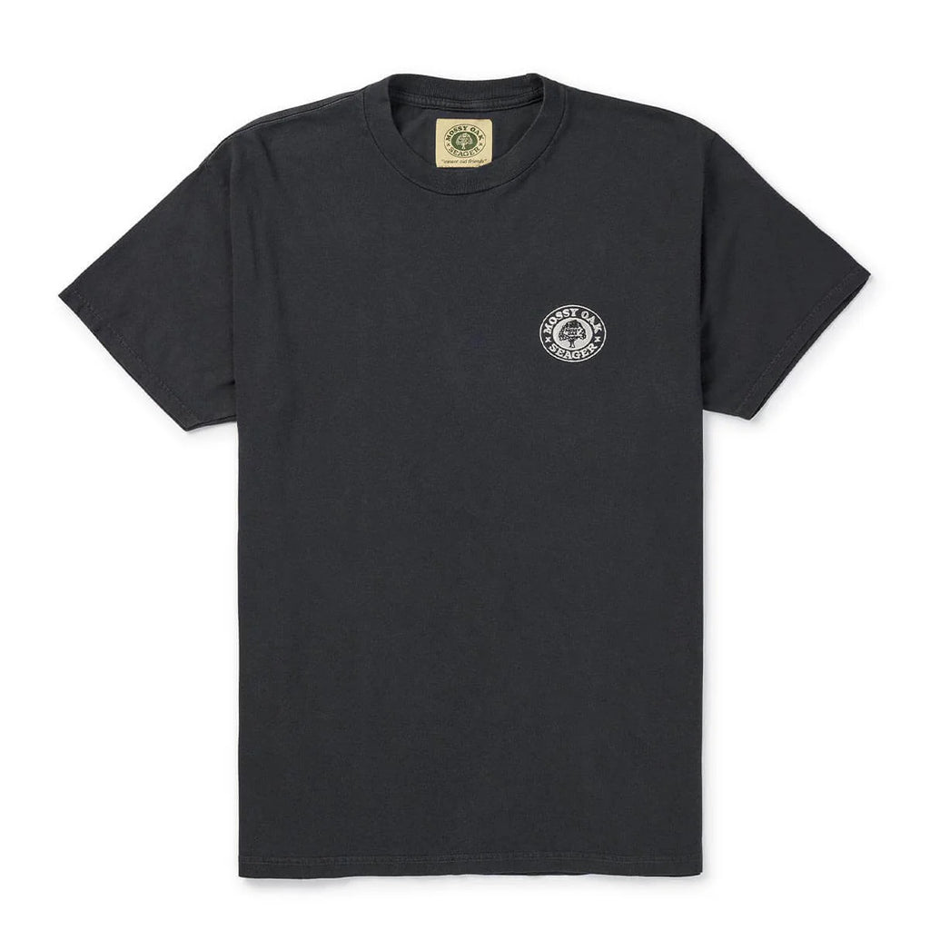 Seager x Mossy Oak Premium Tee | Pigment Black | Seager Co