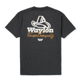 Lasso Lash Premium Tee | Pigment Black | Seager Co. x Waylon Jennings