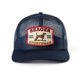 Sportsman All Mesh Trucker Snapback | Navy | Seager Co.