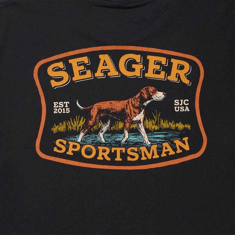 Sportman Tee | Black | Seager Co.