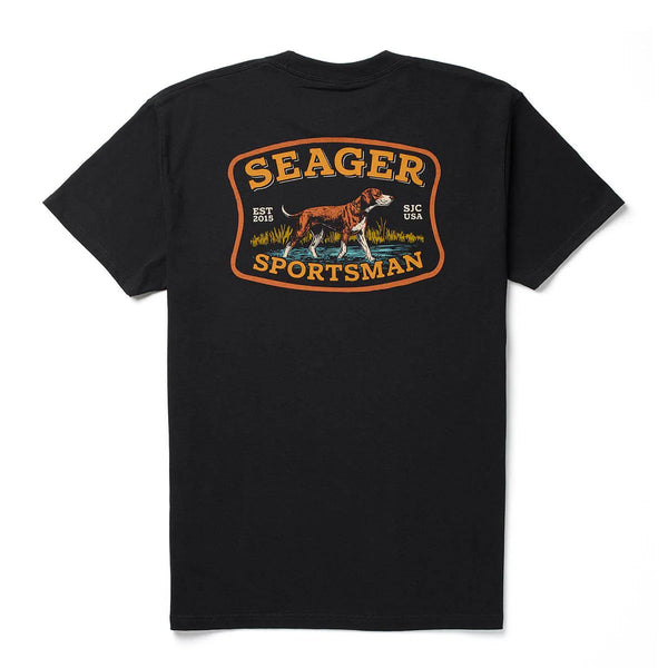 Sportman Tee | Black | Seager Co.