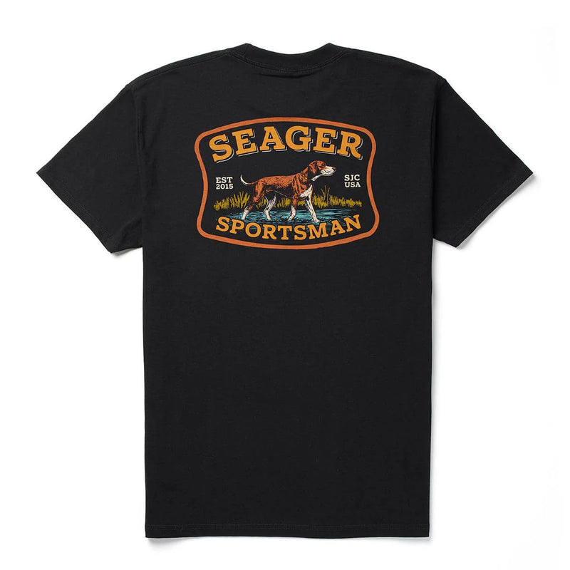 Sportman Tee | Black | Seager Co.