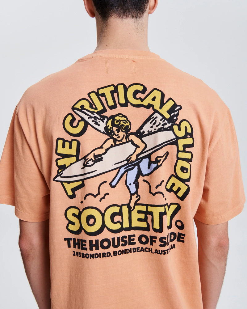 Cupid Tee | Dark Peach | Critical Slide