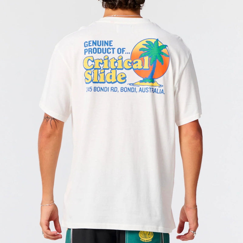 Oasis Tee | Vintage White | Critical Slide Oasis Tee | Vintage White | Critical Slide