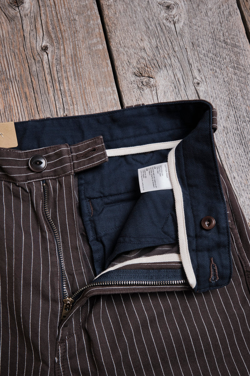 Duster Pant | Brown Stripe | Freenote Cloth – Manready Mercantile