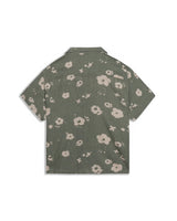 Splatter Resort Shirt | Green | Critical Slide