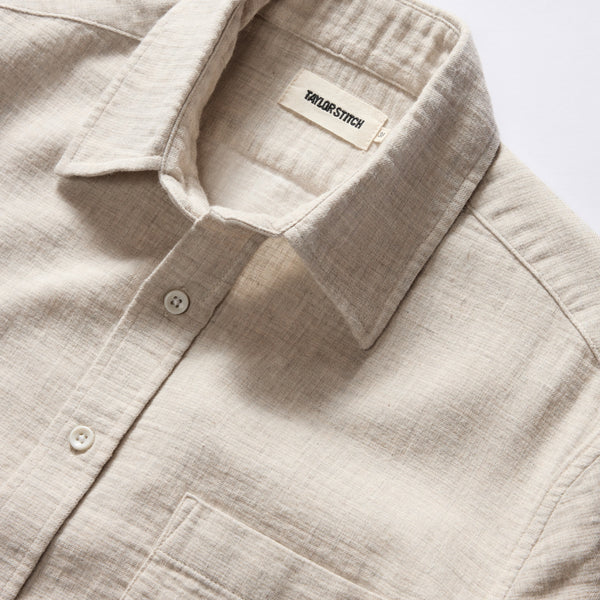 The California | Oat Heather Double Cloth | Taylor Stitch