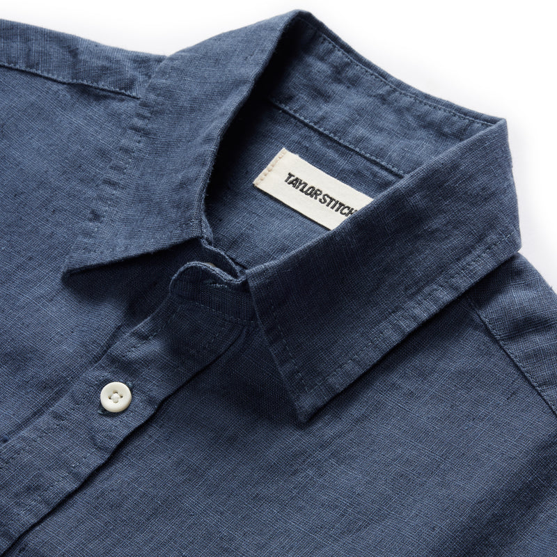 The Short Sleeve California | Navy Hemp | Taylor Stitch