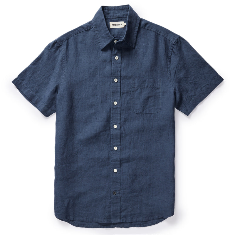The Short Sleeve California | Navy Hemp | Taylor Stitch