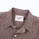 Calico Shirt | Dusty Brown | Freenote Cloth