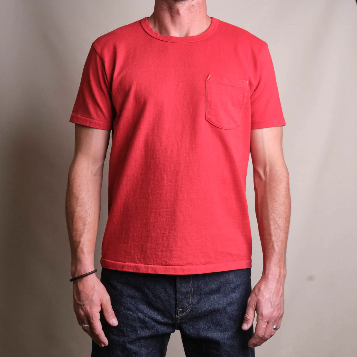 13 oz Pocket Tee | Vintage Red | Freenote Cloth – Manready Mercantile