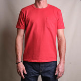 13 oz Pocket Tee | Vintage Red | Freenote Cloth
