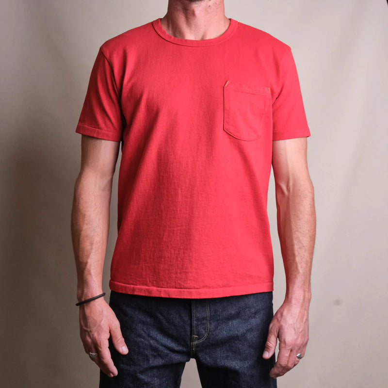 13 oz Pocket Tee | Vintage Red | Freenote Cloth – Manready Mercantile