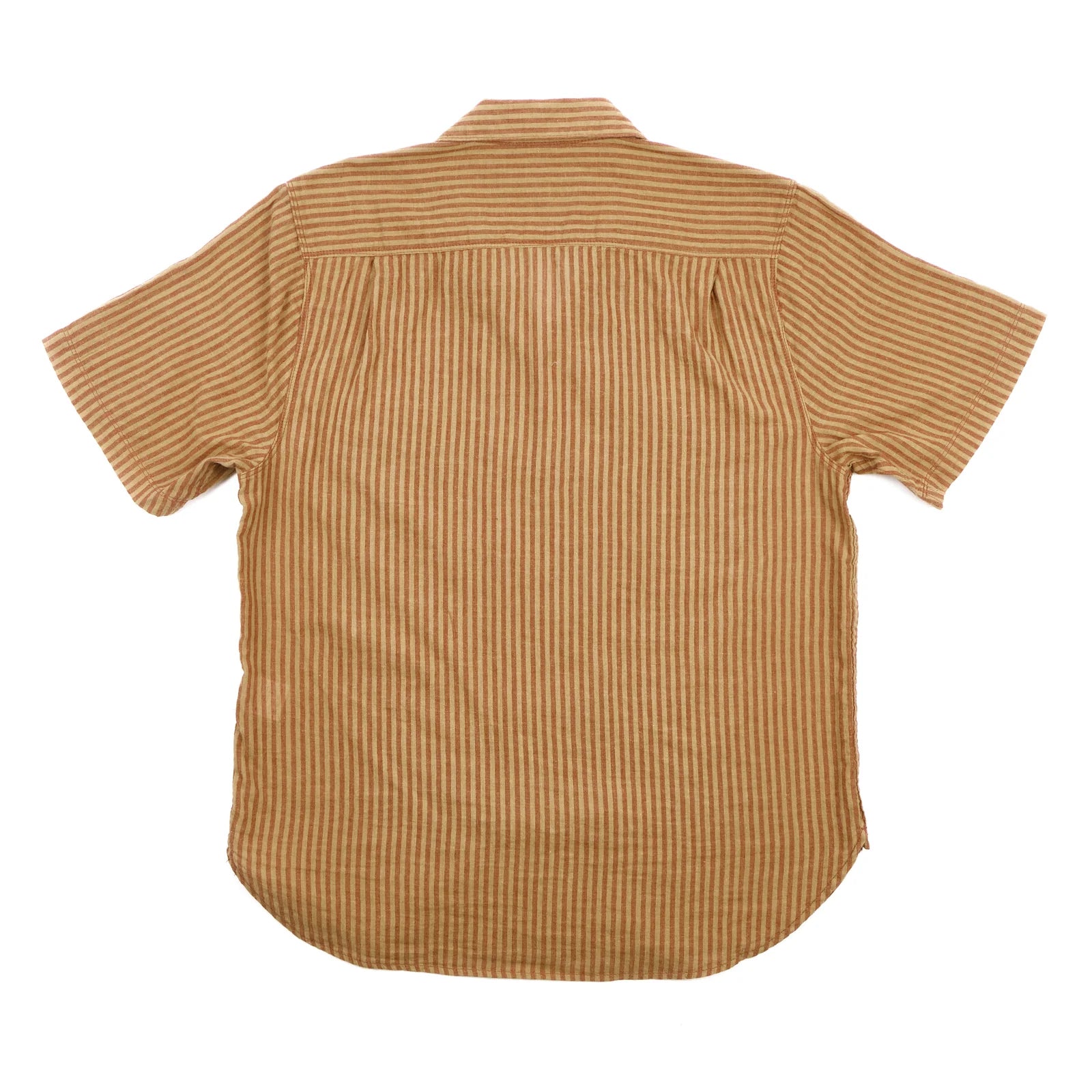 Dayton S/S Shirt | Terracotta Stripe | Freenote Cloth – Manready