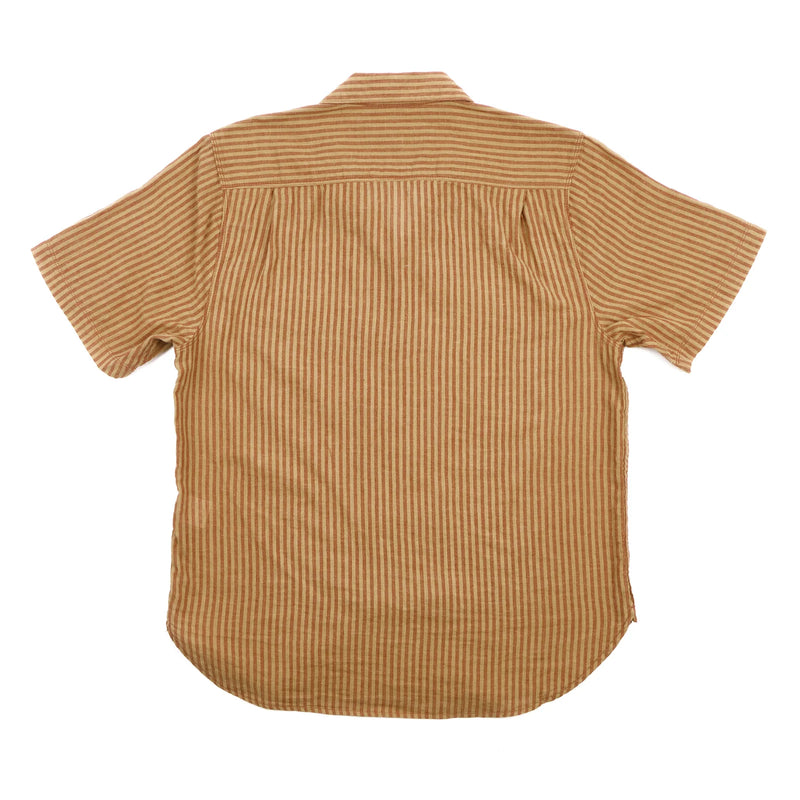 Dayton S/S Shirt | Terracotta Stripe | Freenote Cloth – Manready