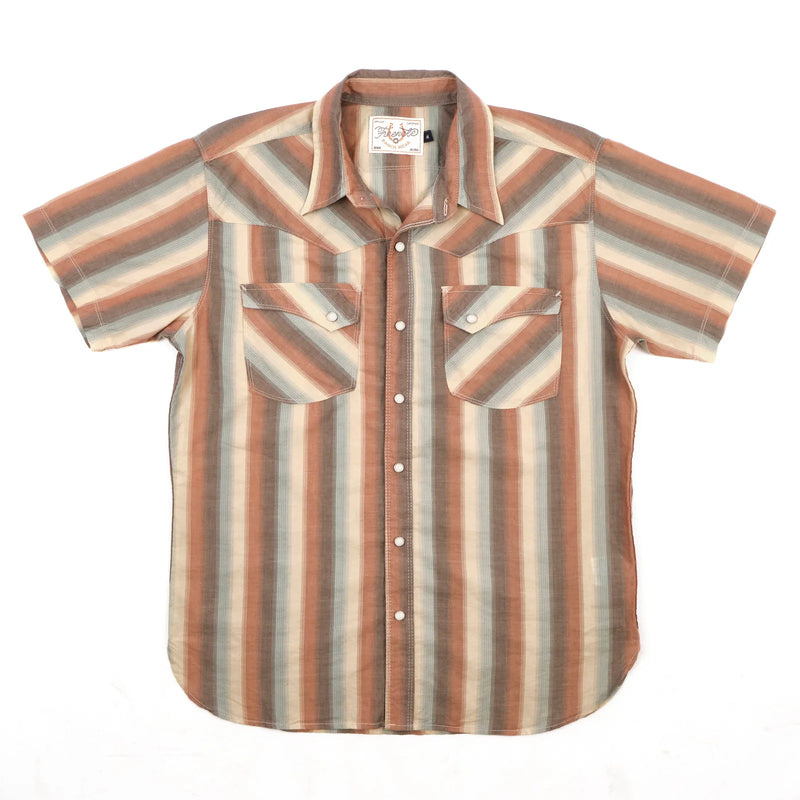 Calico S/S Shirt | Desert Stripe | Freenote Cloth – Manready