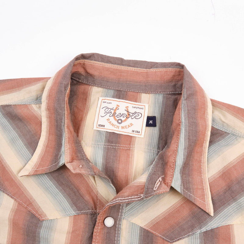 Calico S/S Shirt | Desert Stripe | Freenote Cloth – Manready