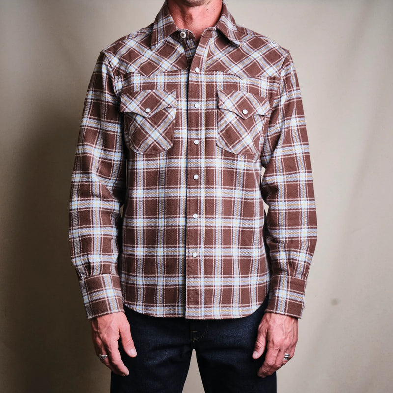 Western Scout Shirt | Brown Plaid | Freenote Cloth – Manready