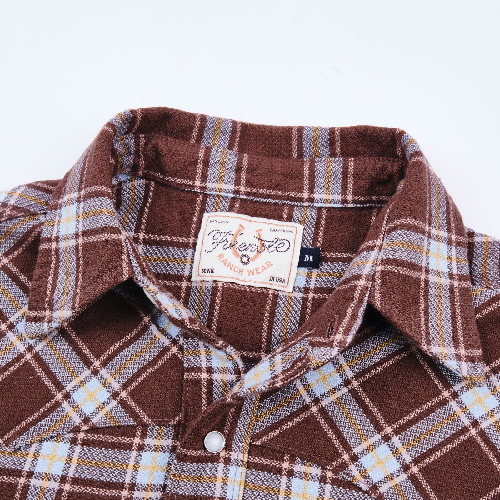 Western Scout Shirt | Brown Plaid | Freenote Cloth – Manready