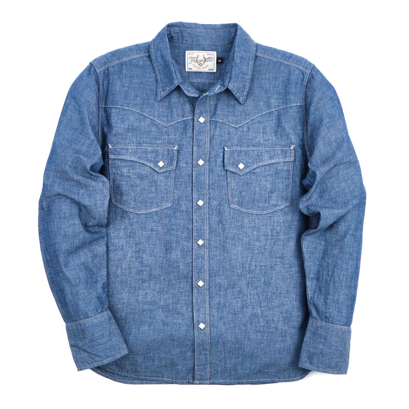 Calico Shirt | Dusty Blue | Freenote Cloth Manready Mercantile Calico Shirt | Dusty Blue | Freenote Cloth Manready Mercantile