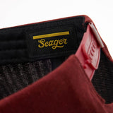 Uncle Bill Hemp Snapback | Red & White | Seager Co.
