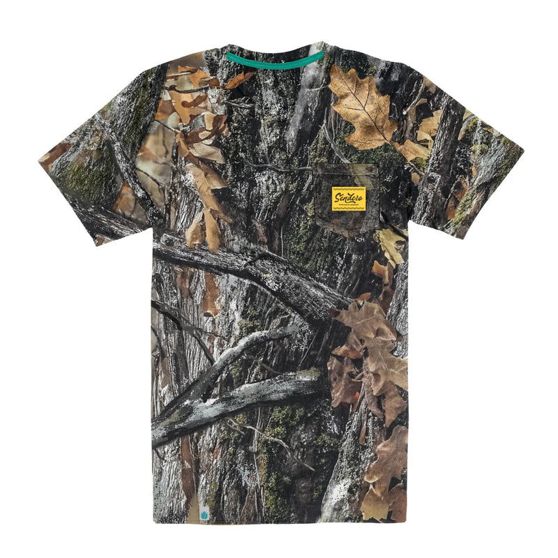 Logo Vintage Pocket Tee | Will Tree Camo | Sendero Provisions Co