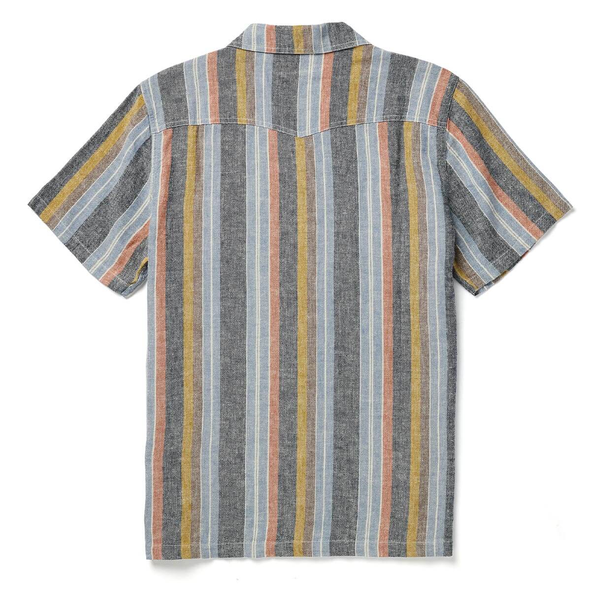 Whippersnapper S/S Shirt | Washed Stripe Navy | Seager Co