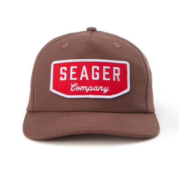 Wilson Snapback | Red & Brown | Seager Co.